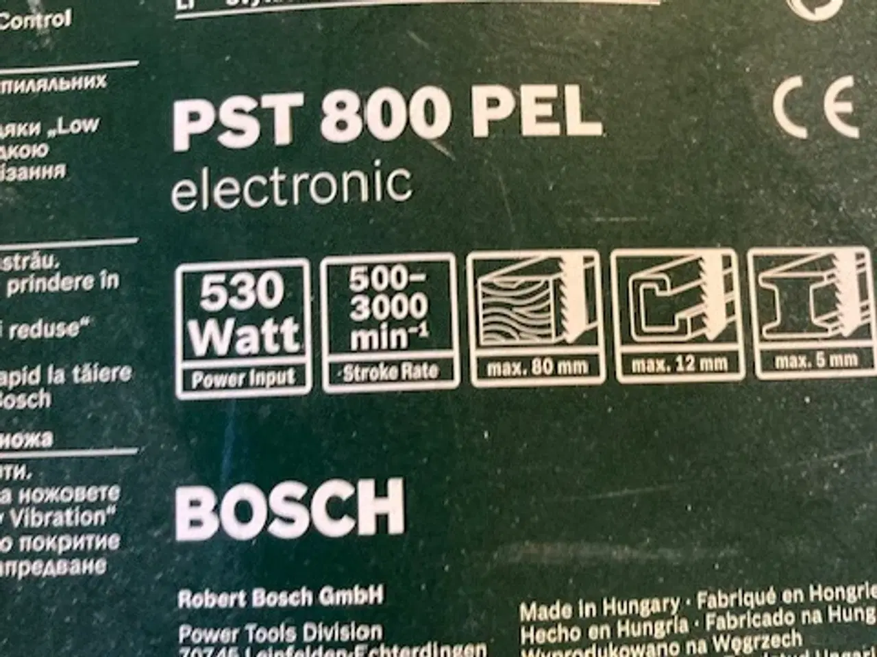 Billede 3 - Bosch elektronisk stiksav sælges
