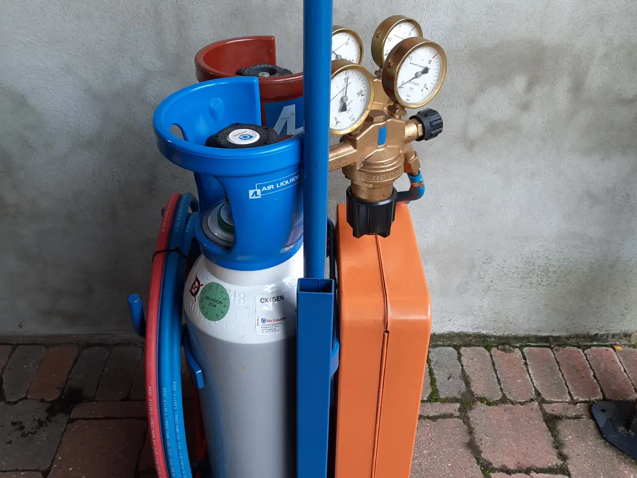 Billede 8 - Ilt & Gas sæt / Skærebrændersæt .Messer Griesheim