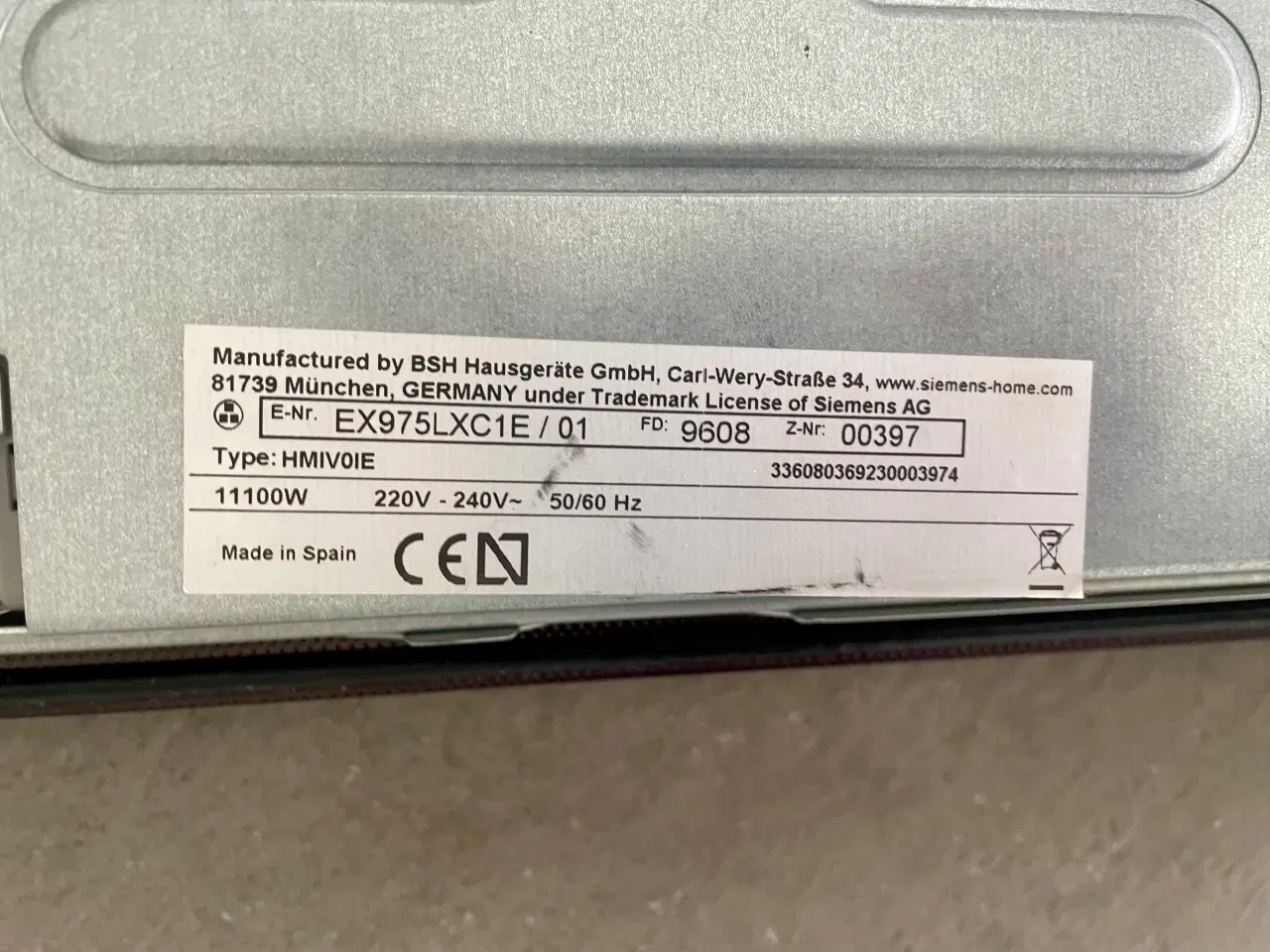 Billede 11 - Induktionskogeplade 90 cm, Siemens iQ700