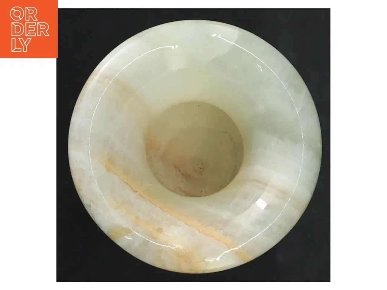 Billede 3 - Onyx marmorkrukke (str. H. 15 cm ø. 9 cm)