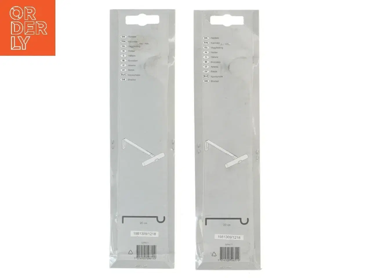 Billede 2 - Holdere til gardinstang fra Kirsch (str. 21 cm)