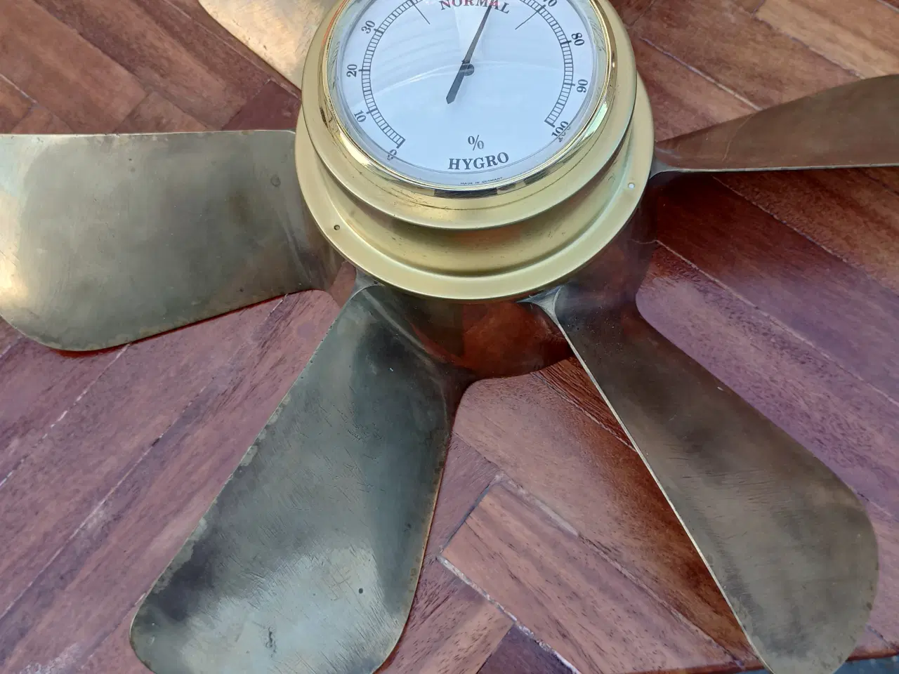 Billede 2 - Torpedo skrue med hygrometer 