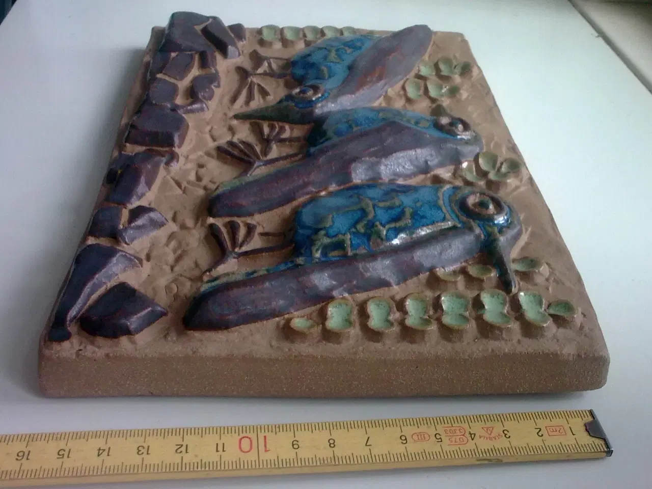 Billede 2 - Keramik relief Bornholm