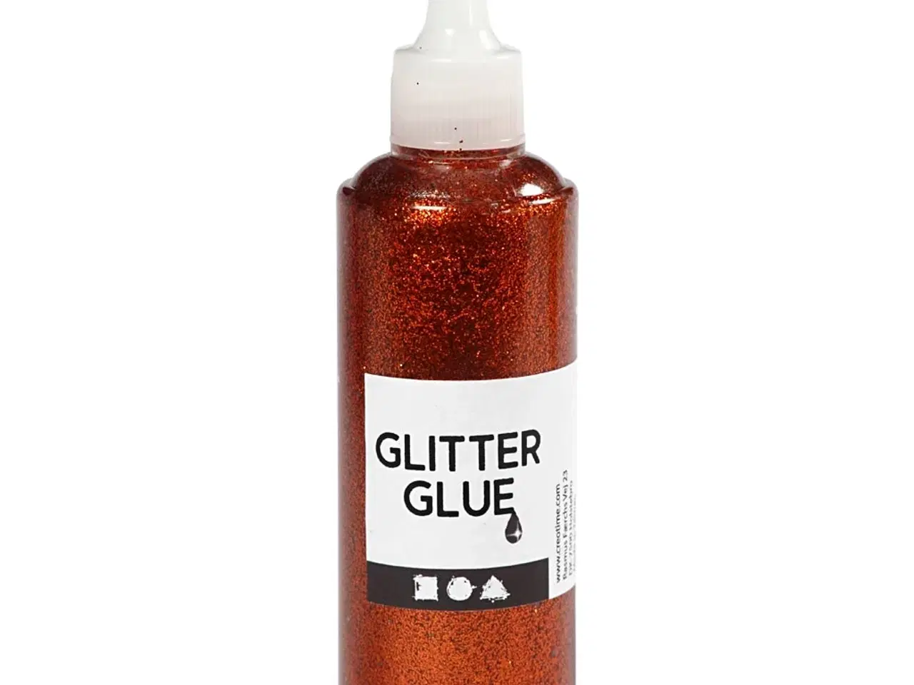 Billede 1 - Glitterlim, orange, 118ml/ 1 fl.