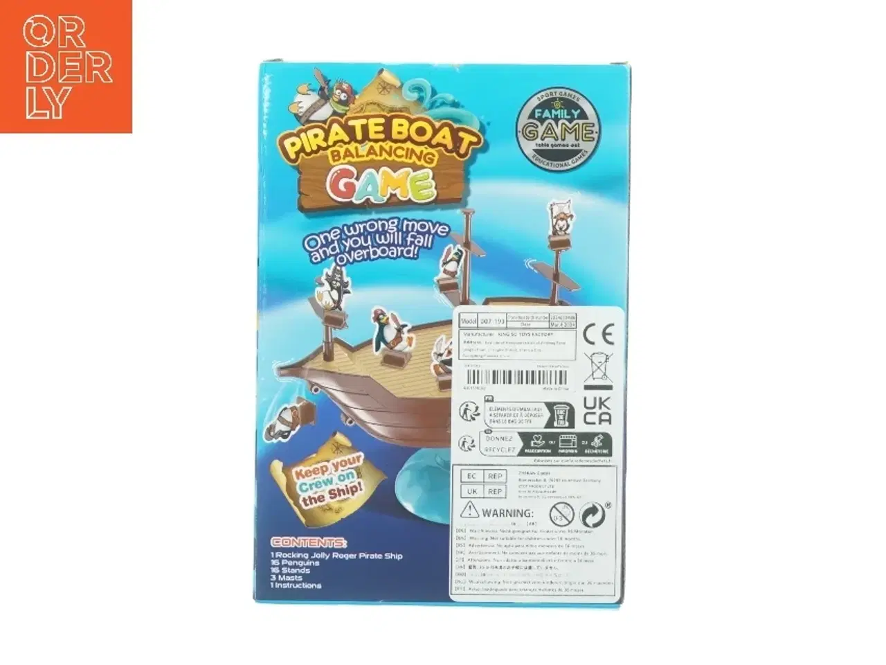 Billede 3 - Piratskib Balance Spil (str. 24 x 16 cm)