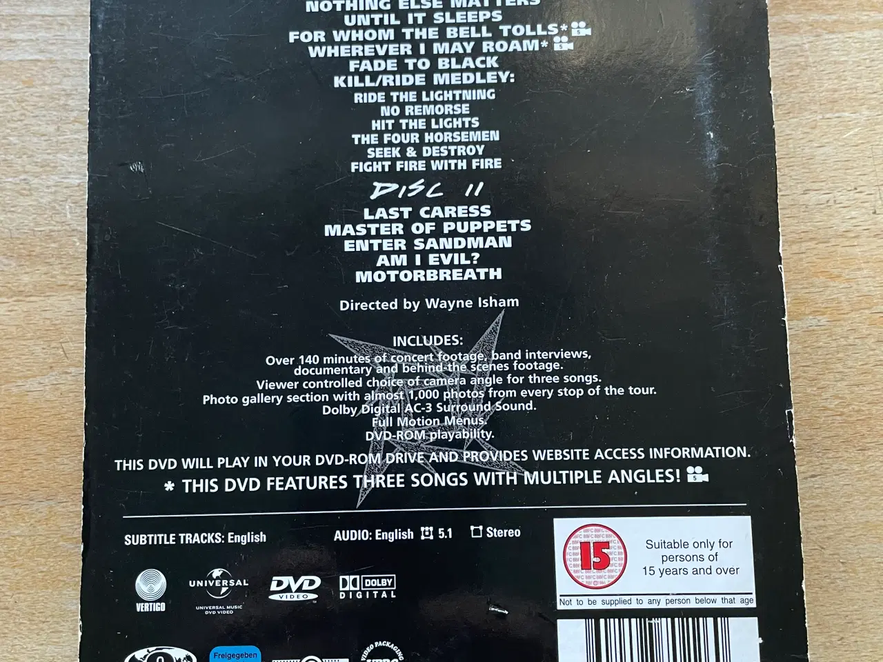Billede 4 - Metallica koncert dvd’er 