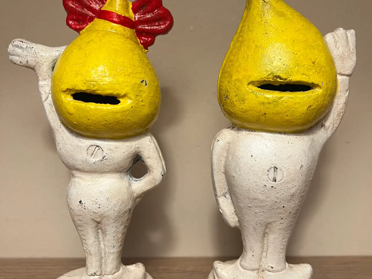 Billede 3 - Esso figurer/sparebøsser i støbejern 