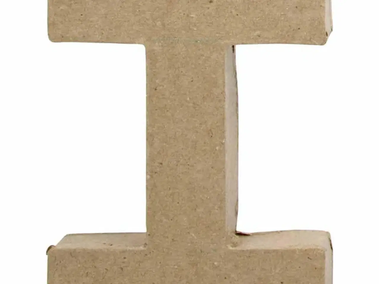 Billede 1 - Håndlavet Bogstav i Papmaché - 10 cm Høj