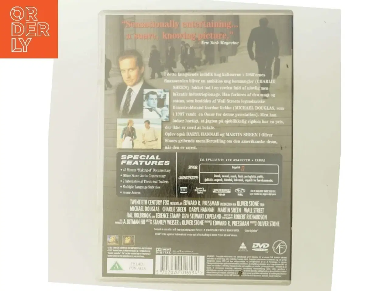 Billede 3 - Wall Street (DVD) med Michael Douglas (DVD)
