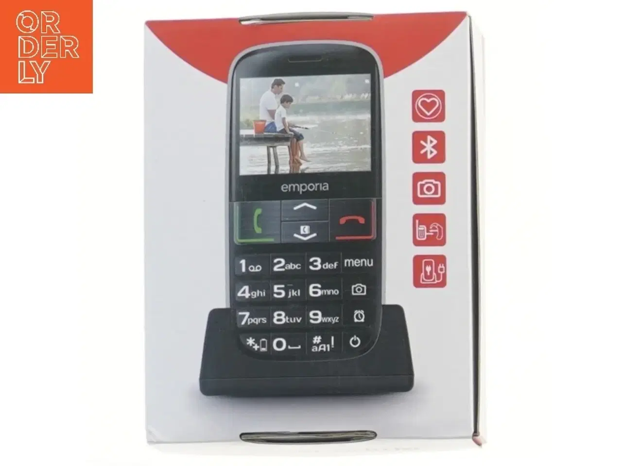 Billede 3 - Emporia mobiltelefon med tilbehør fra Emporia (str. 12x6 cm)