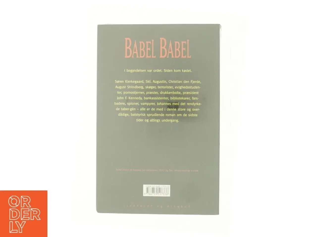 Billede 2 - Babel Babel af Peter Rønnov-Jessen (Bog)