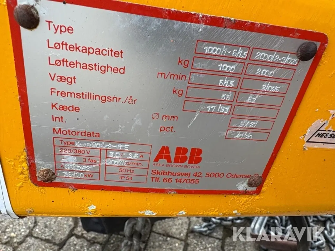 Billede 5 - Kranspil ABB KMR90L2-8 E
