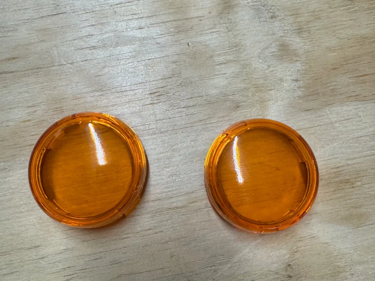 Billede 1 - Blinklys glas Harley Davidson