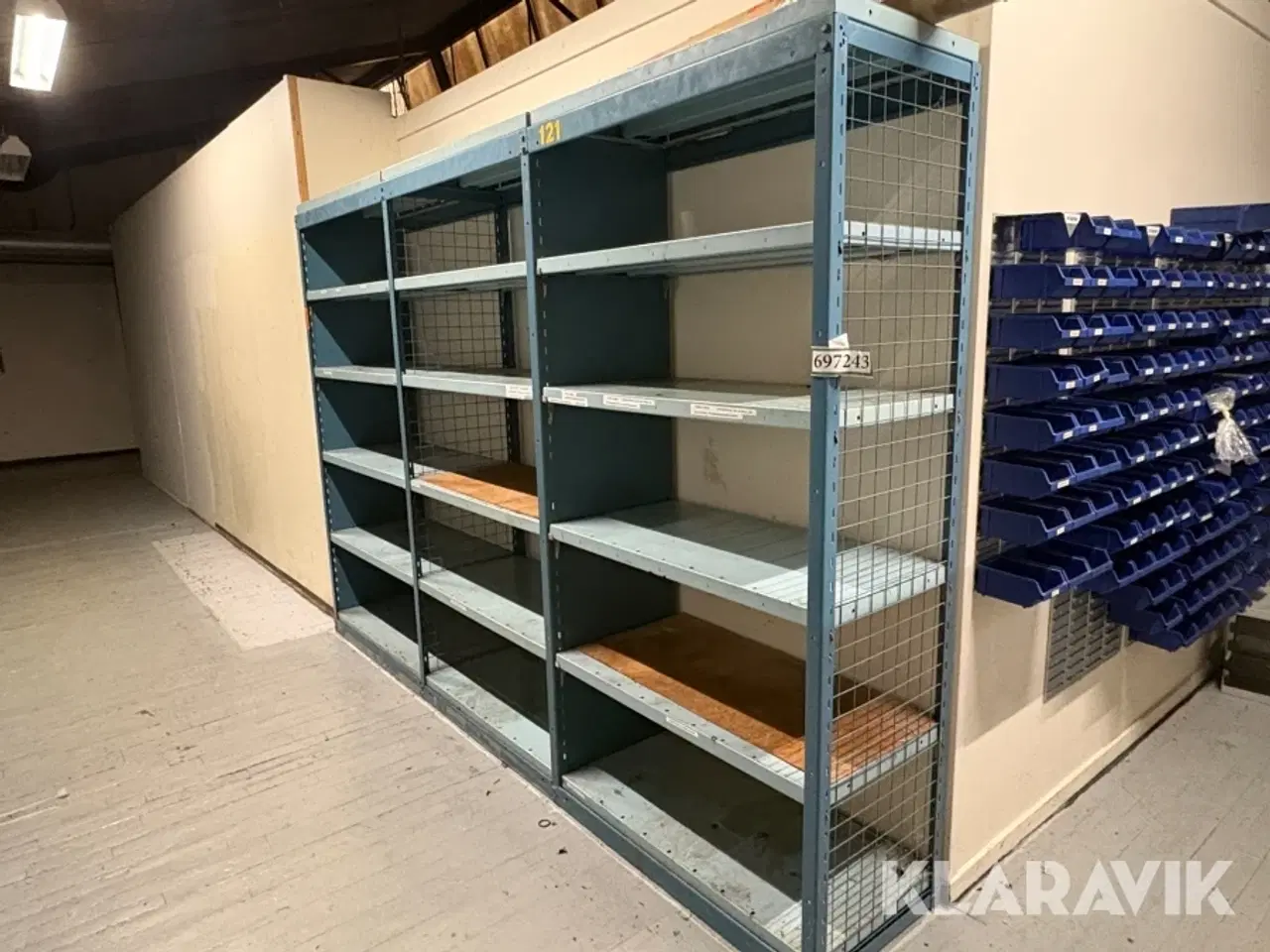 Billede 2 - Værkstedsreoler 6 sektioner