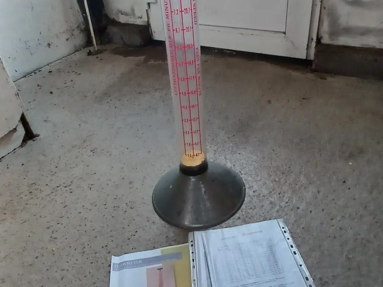 Billede 1 - Flowmeter til styring af luft i plantørreri