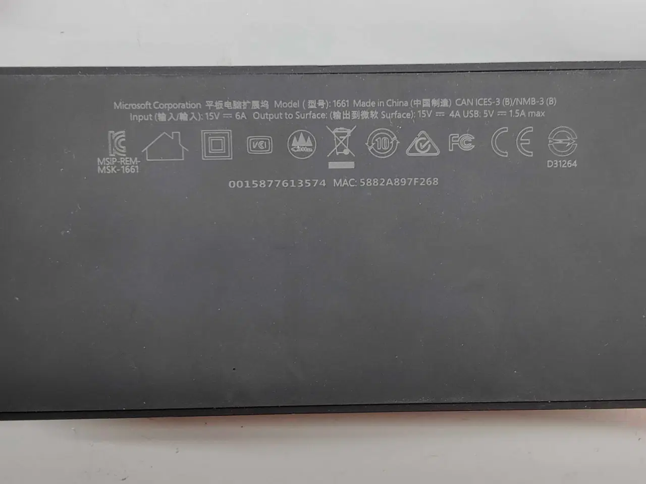 Billede 4 - Microsoft Surface 1661 Docking station