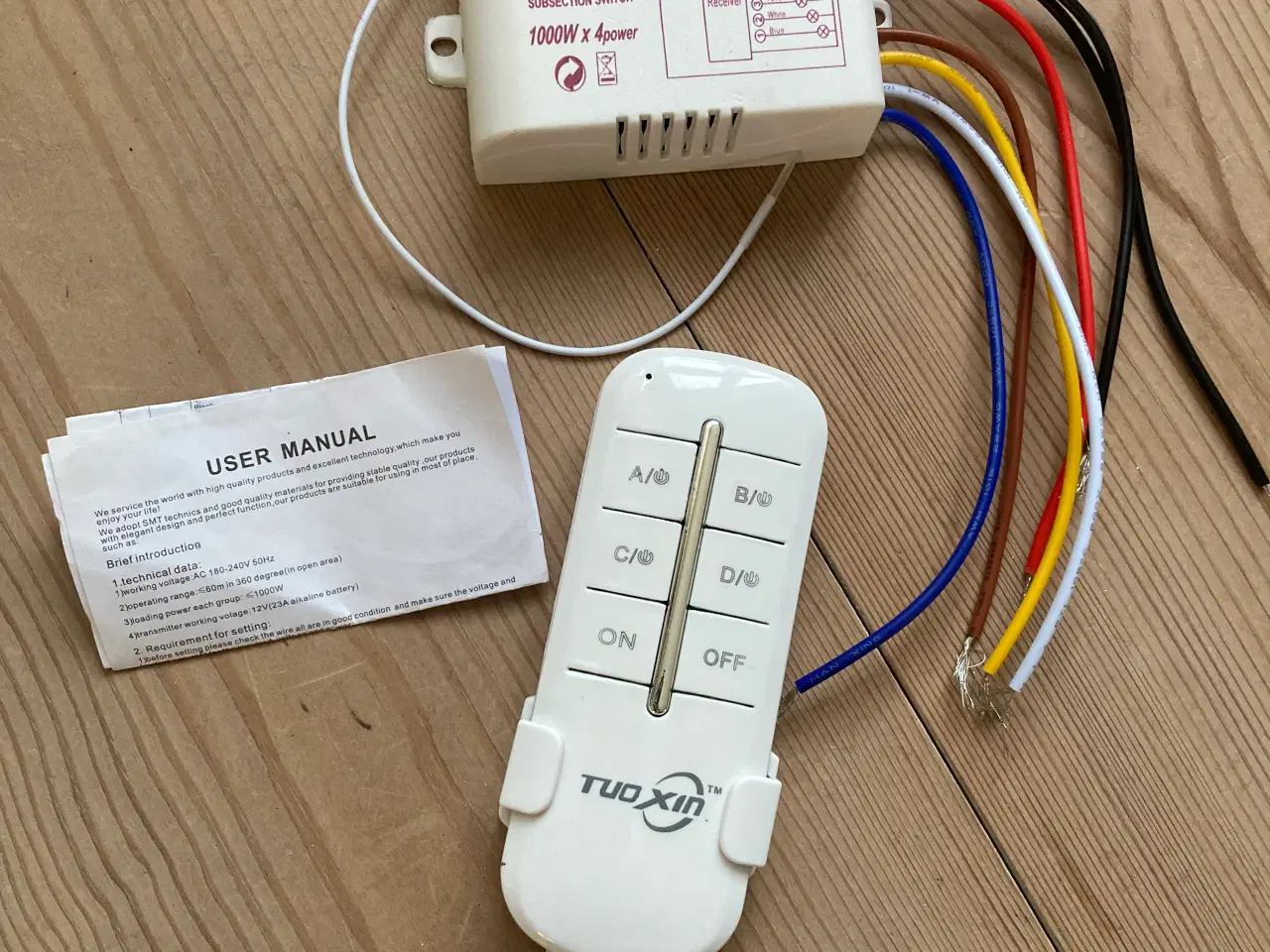 Billede 1 - 4 kanal’s digital Remote switch