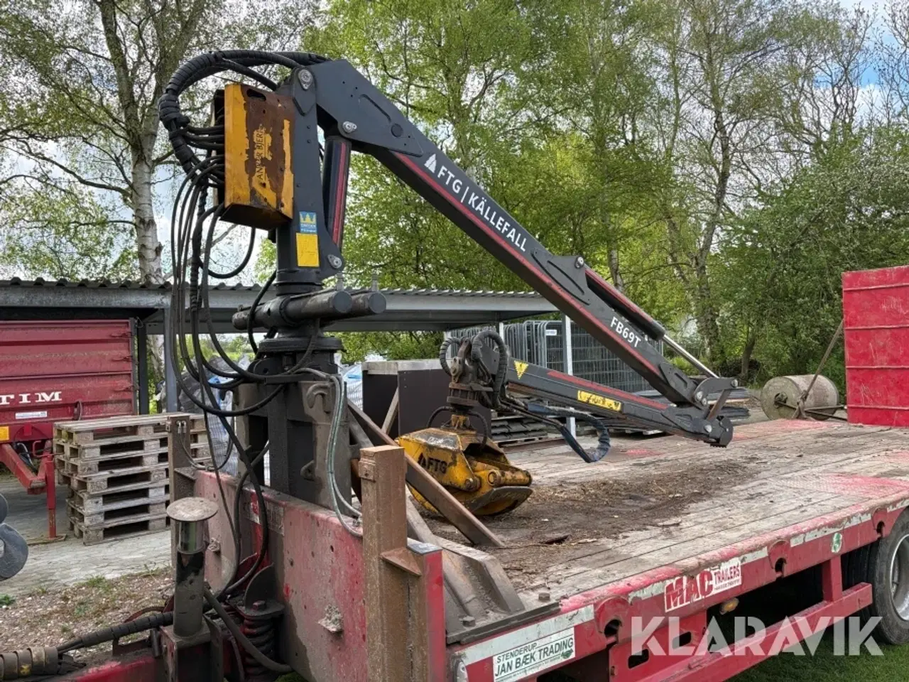 Billede 1 - Kran med grab FTG FB69T.G2