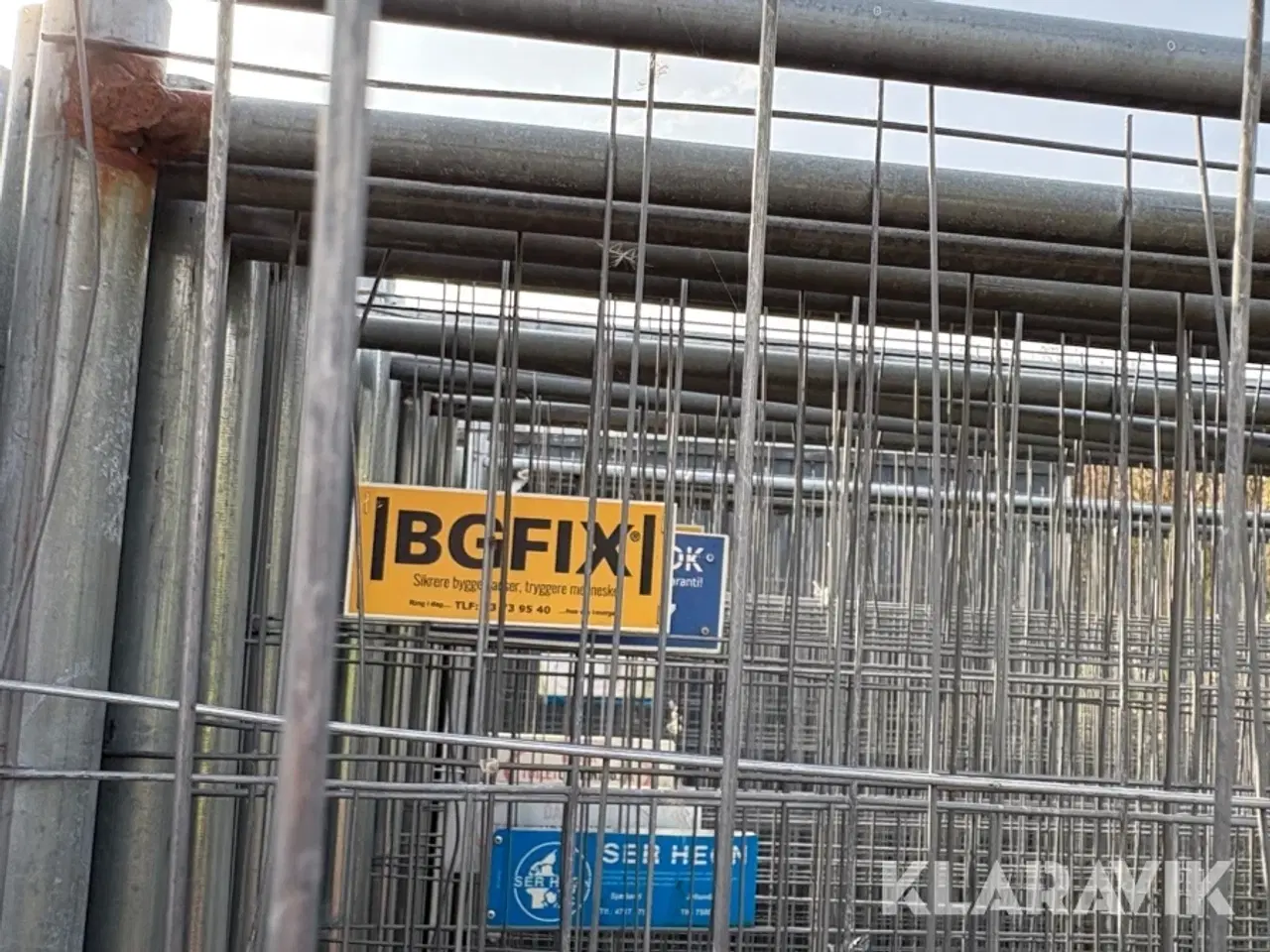 Billede 11 - Wirehejs lad med byggeplads hegn Sydfyns Jernvare Fabrik