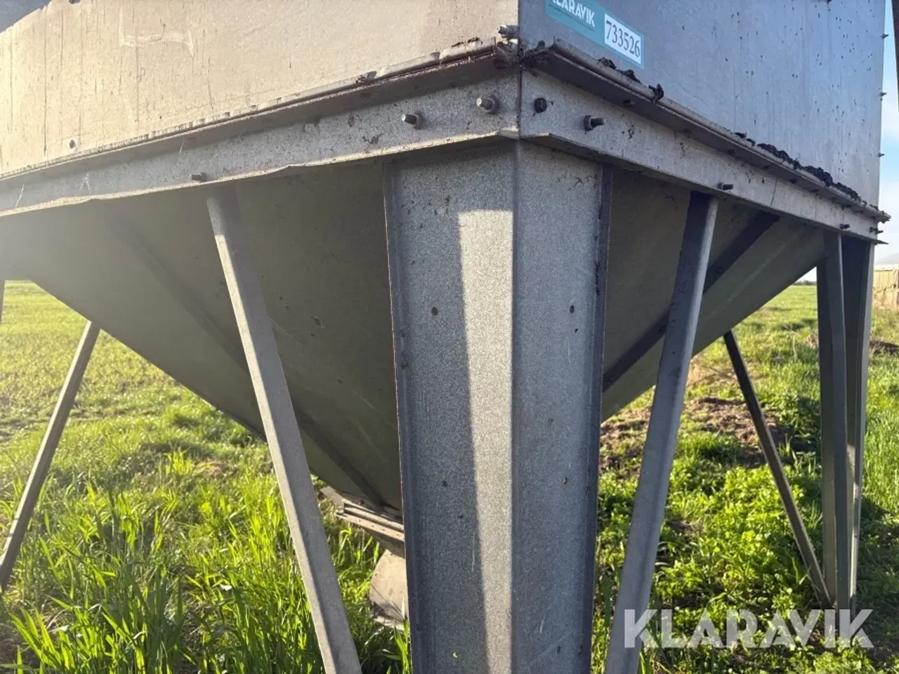 Billede 6 - Silo - galvaniseret - cirka 10m3