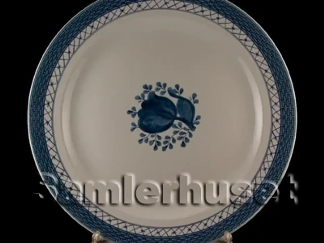 Billede 1 - Trankebar Fad Rundt 32½ cm. - R.C. 933