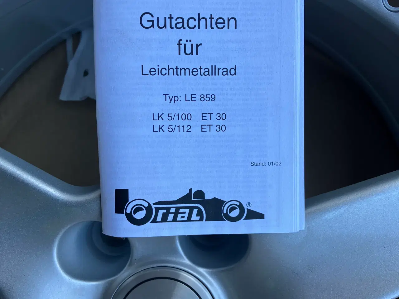 Billede 5 - Rial 19" Alufælge 