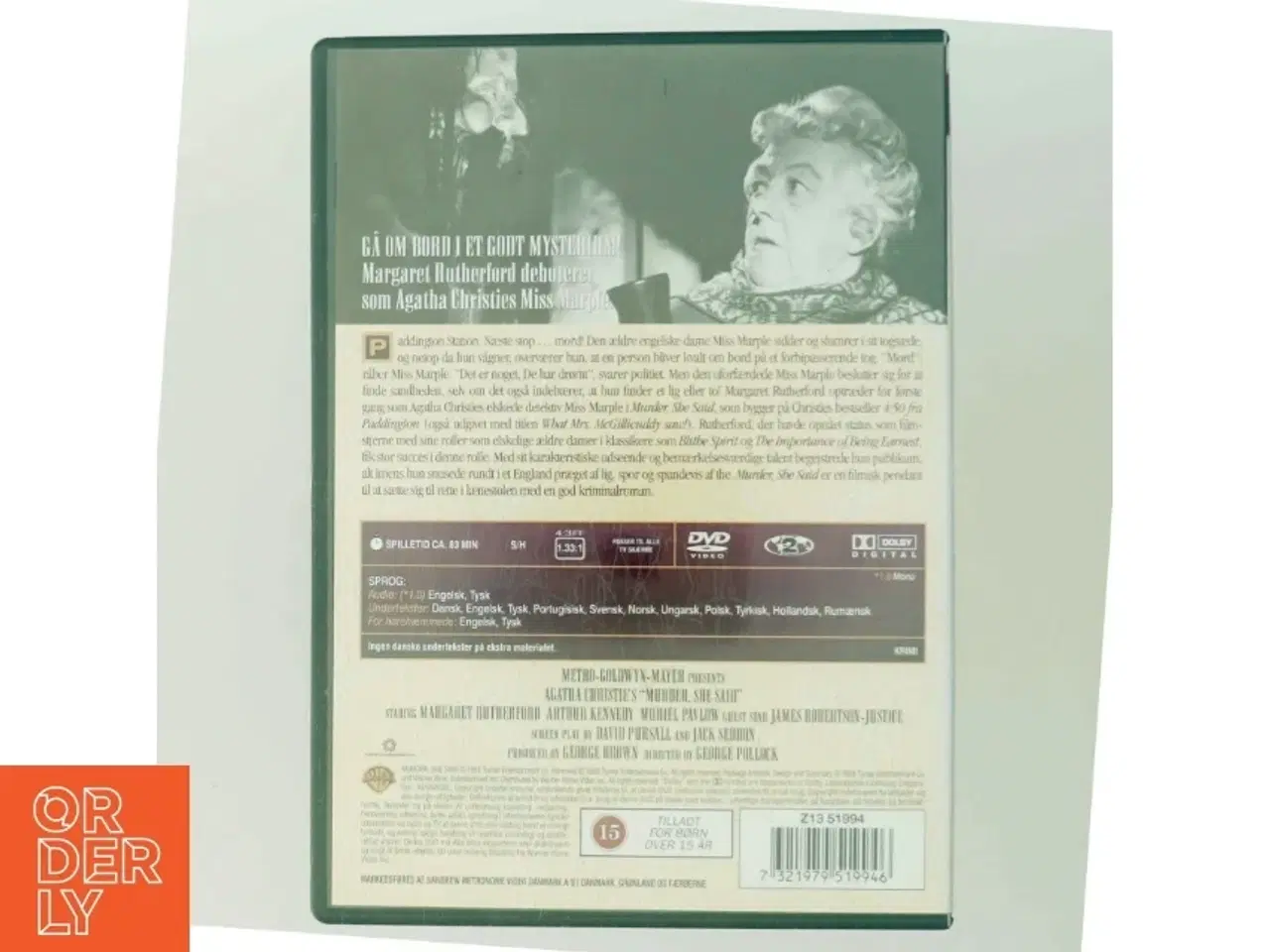 Billede 3 - Murder, She Said med Margaret Rutherford (DVD)