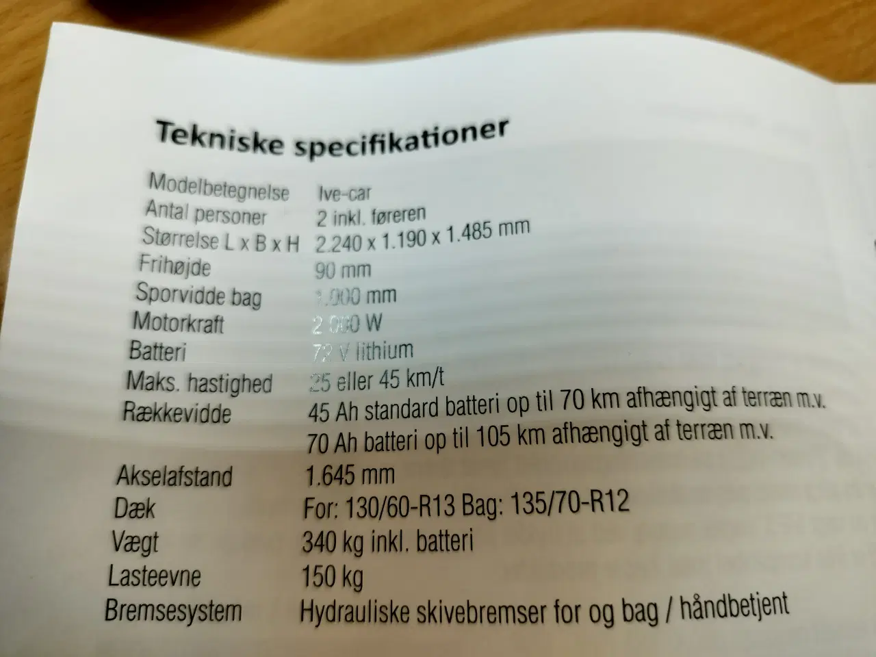 Billede 6 - IVO-CAR Sport ElKabineScooter