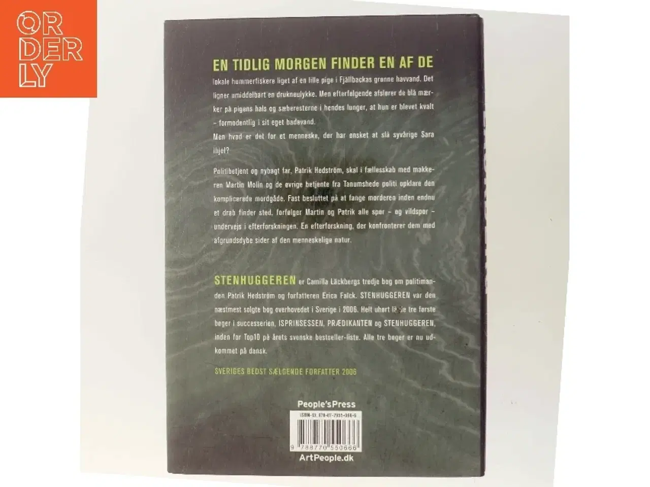 Billede 3 - Stenhuggeren : kriminalroman af Camilla Läckberg (Bog)