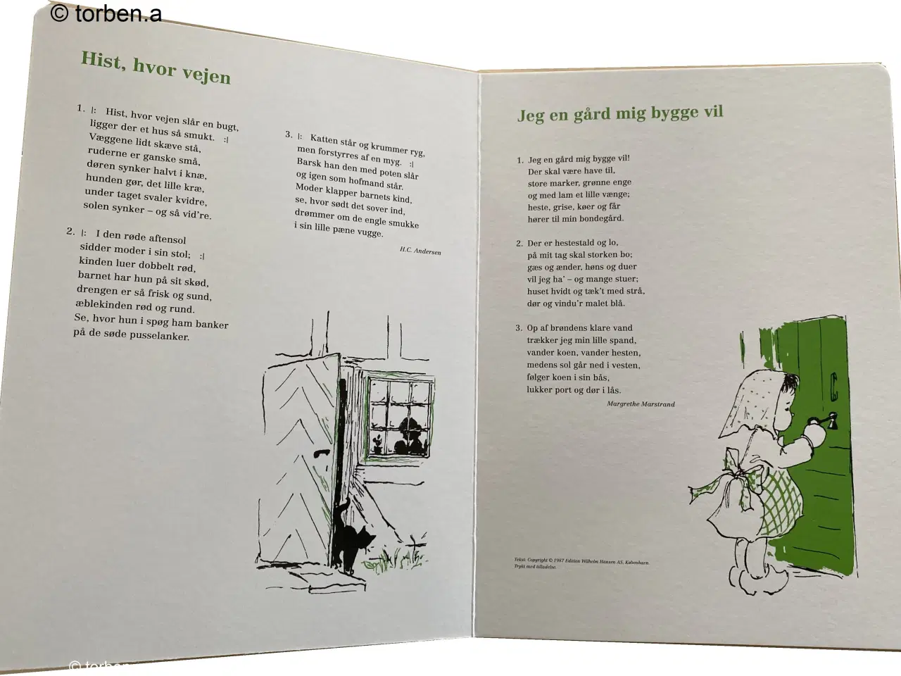 Billede 4 - BOG: DE SMÅ SYNGGER GODNATSANGE - INKL. forsendels