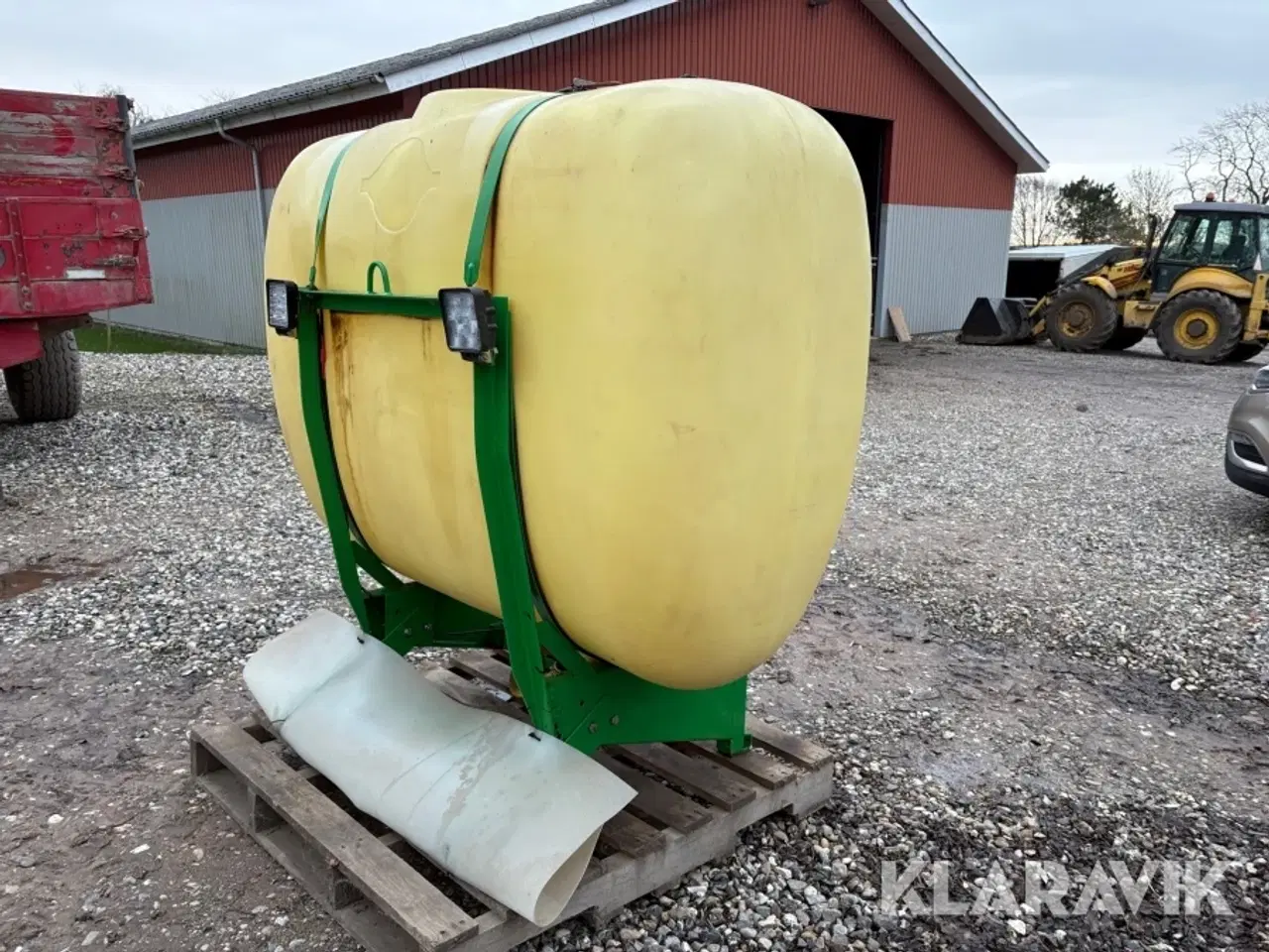 Billede 3 - Front tank med lys og elpumpe 850 liter