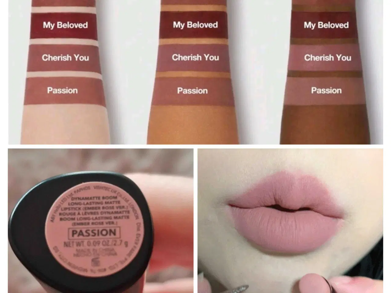 Billede 1 - Ember Rose - ynamatte Boom - Longlasting Lipstick 