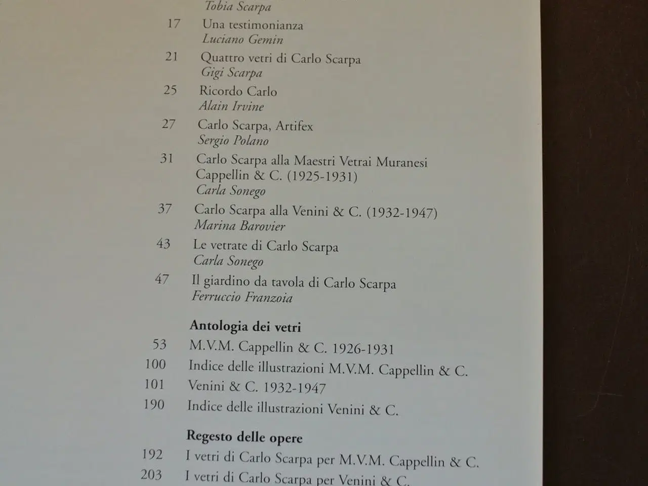 Billede 2 - carlo scarpa - i vetri di un architetto, marino be