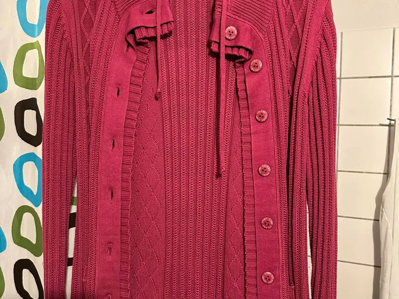 Billede 1 - pink strik bluse str XL