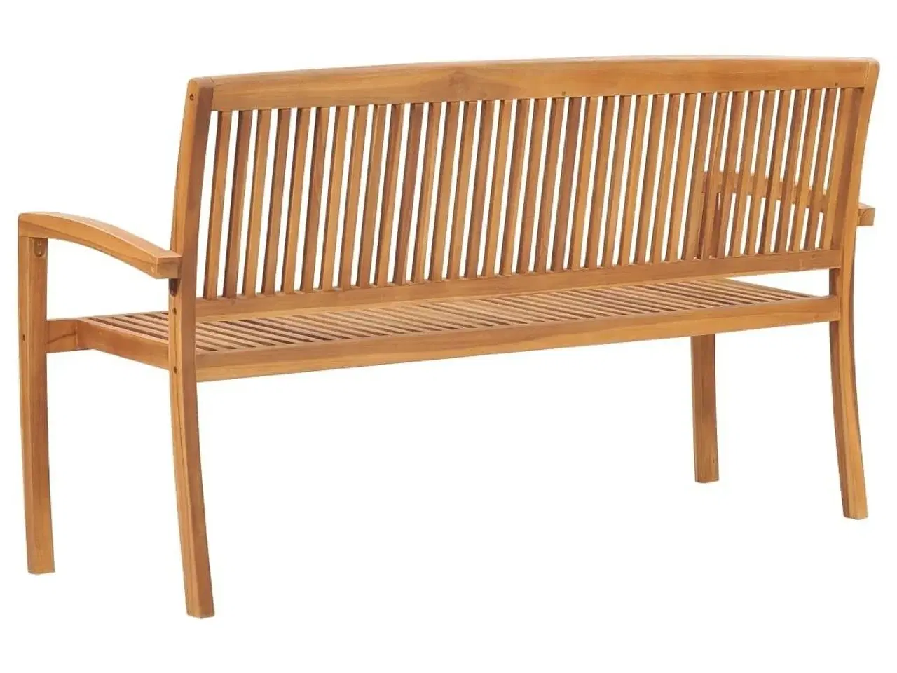 Billede 4 - 3-personers havebænk 159 cm massivt teaktræ