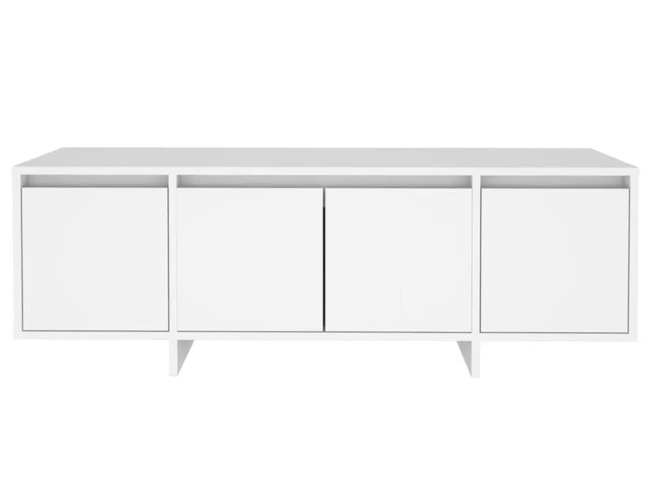 Billede 6 - Tv-bord 120x30x40,5 cm spånplade hvid