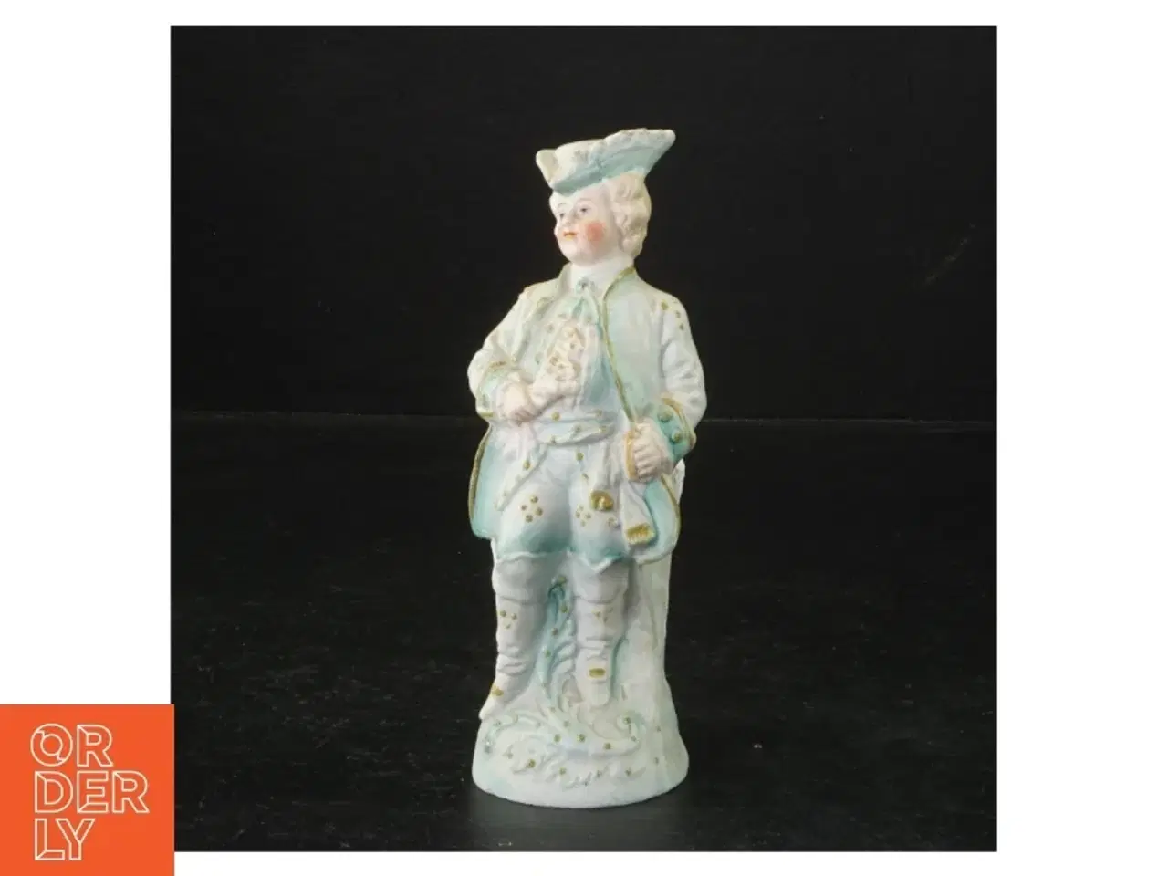 Billede 2 - Porcelænsfigur af mand i historisk dragt