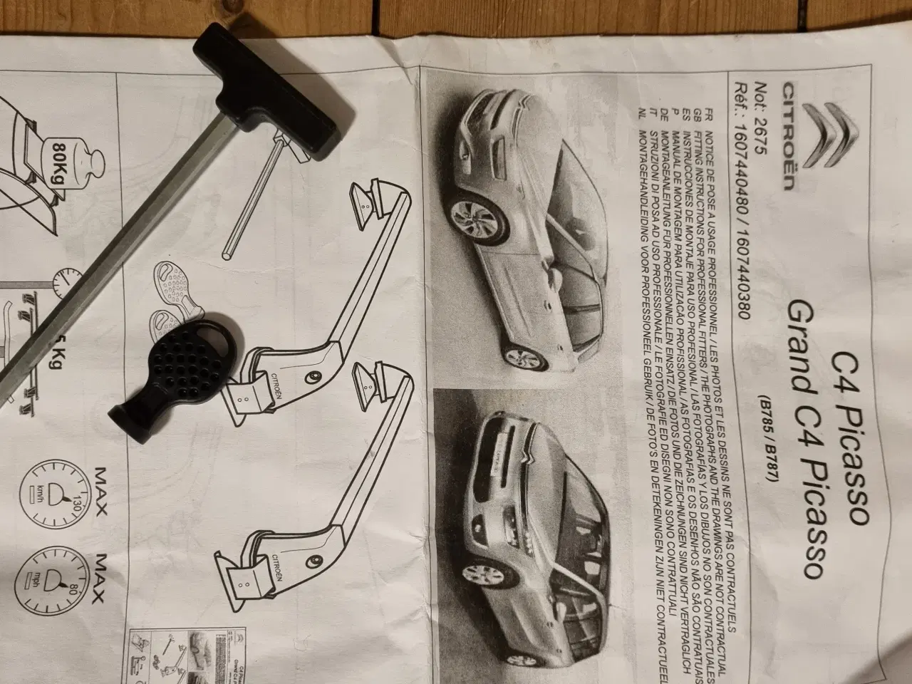 Billede 2 - Tagbøjler til Citroën C4 Grand  Picasso