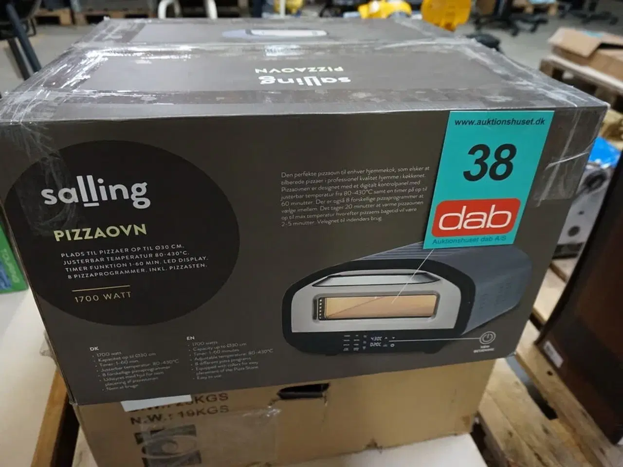 Billede 3 - Salling Pizzaovn 30 cm 1700W