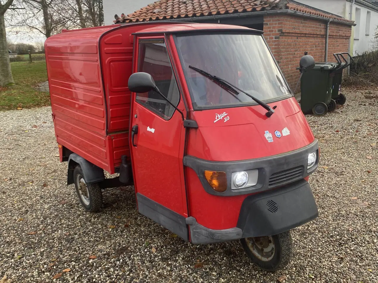 Billede 1 - Piaggio APE 50, Tuk Tuk 30 knallert, årgang 2020