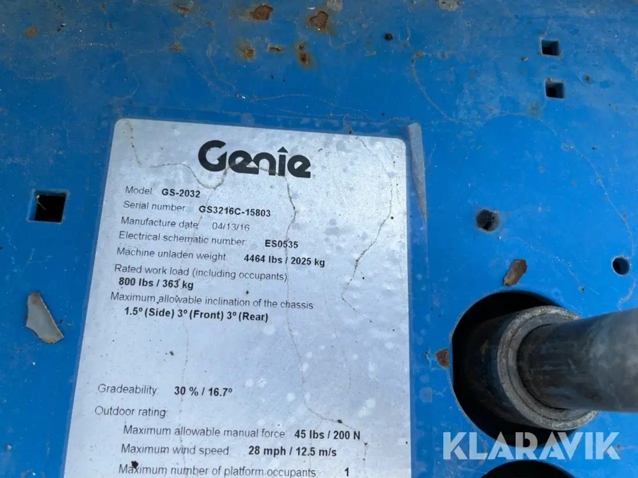 Billede 11 - Sakslift Genie GS2032