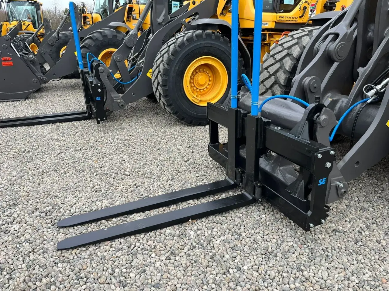 Billede 11 - Volvo Pallegafler Hydraulisk 5Tons pallegafler med Volvoskifte, hydraulisk gaffelflyt og 1,5m slæde