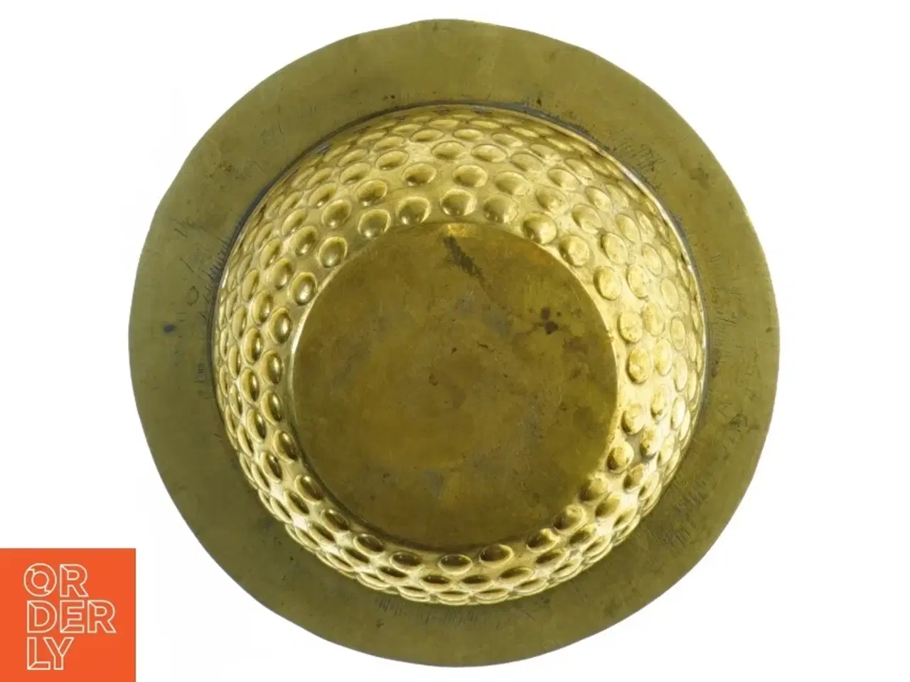 Billede 3 - Antik messing skål med dekorative detaljer (str. 17 x 5 cm)