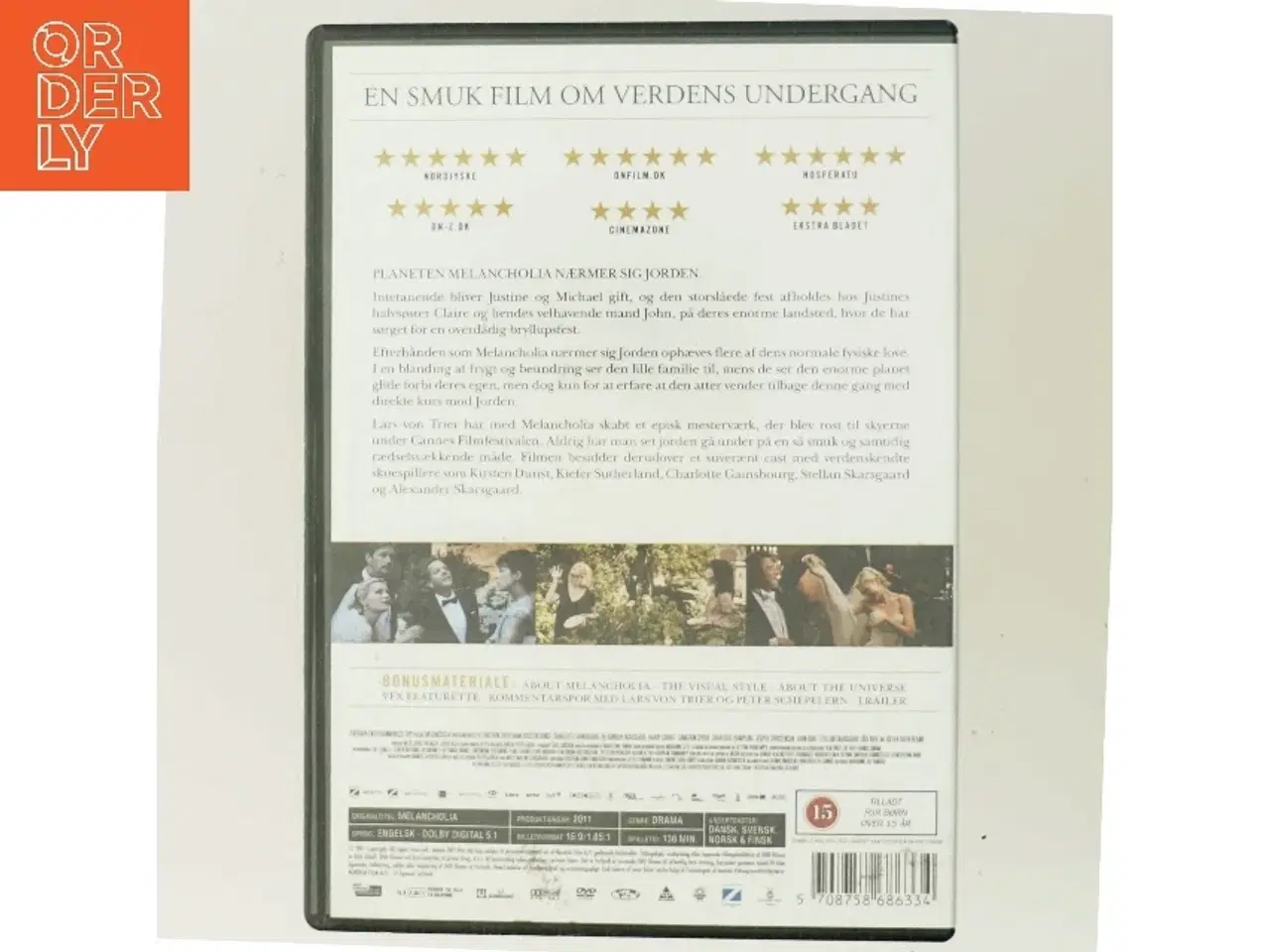 Billede 3 - Melancholia med Kirsten Dunst (DVD)