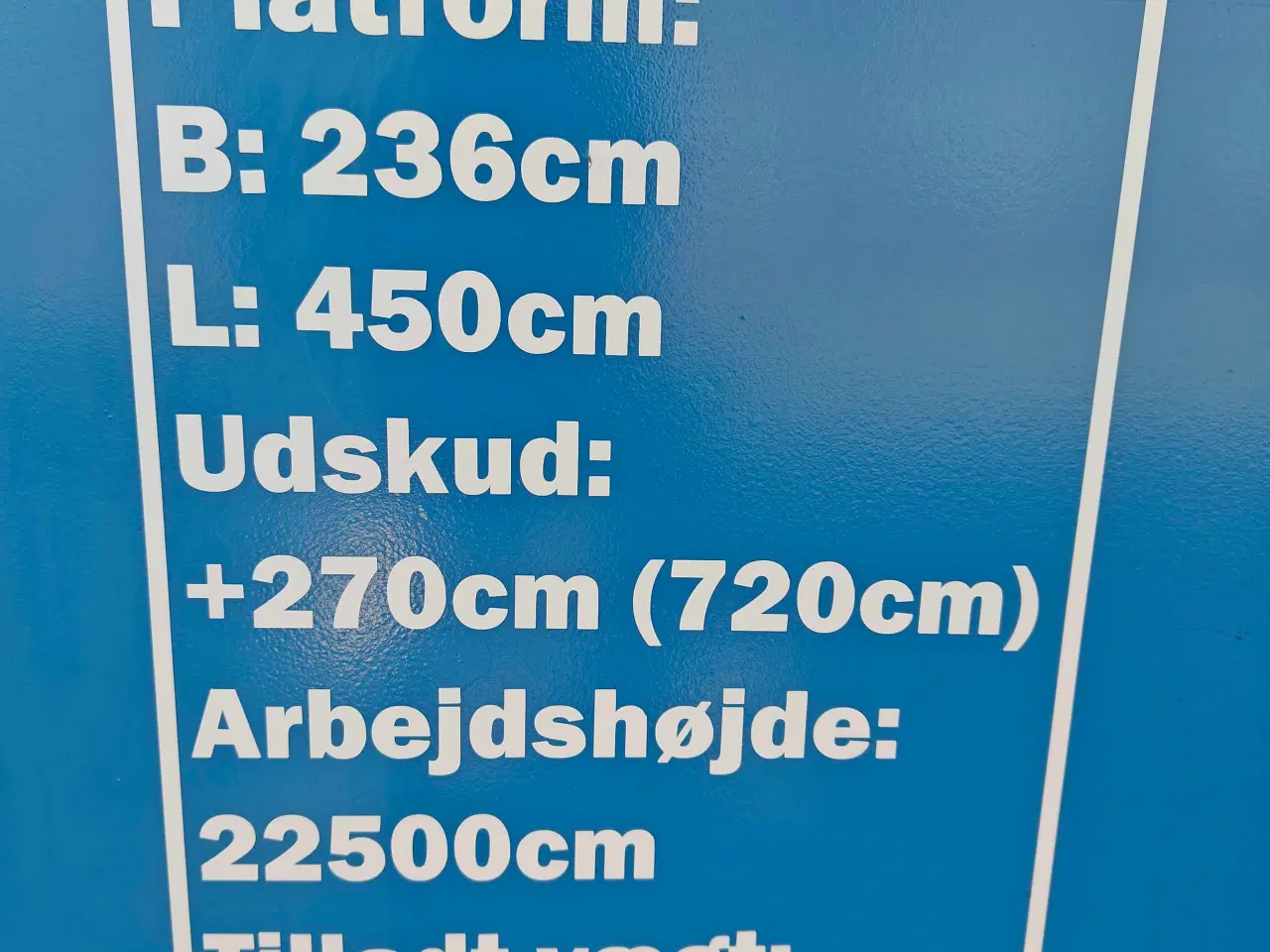 Billede 9 - HAB 225-24D 4x4 Saxelift Arbejdshøjde 22.5mtr