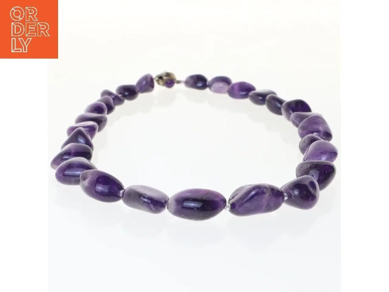 Billede 2 - Amethyst halskæde (str. 50 cm)