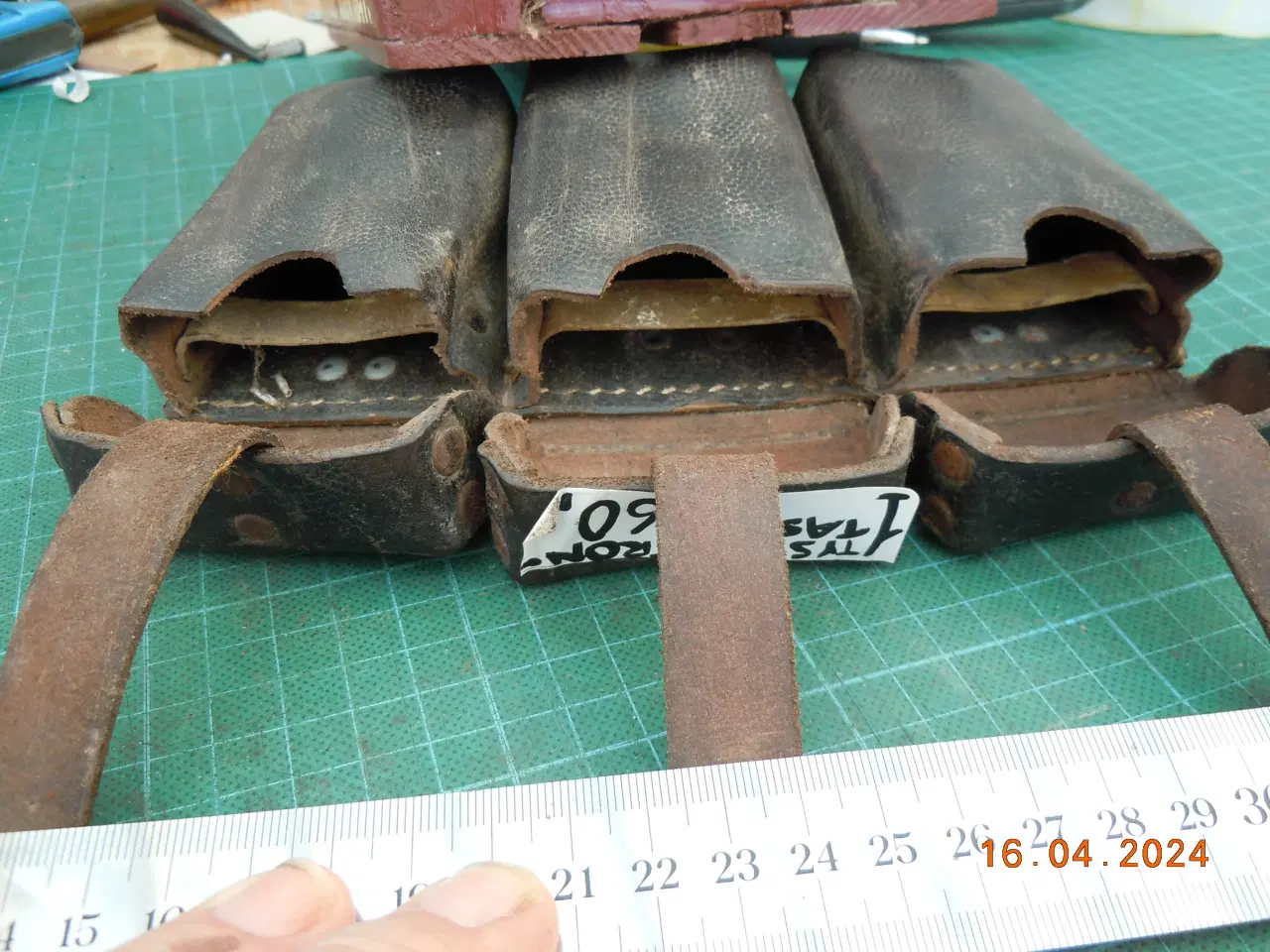 Billede 3 - Tysk patrontaske til k.98 ammunition.