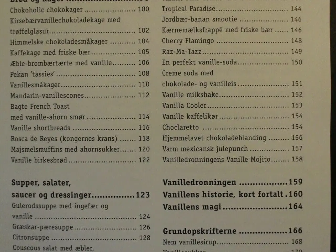 Billede 3 - vanille kogebogen. forretter, hovedretter, mellem