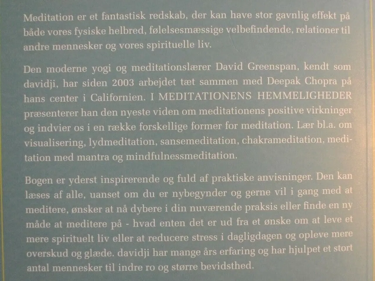 Billede 4 - meditationens hemmeligheder, af davidji, emne: and
