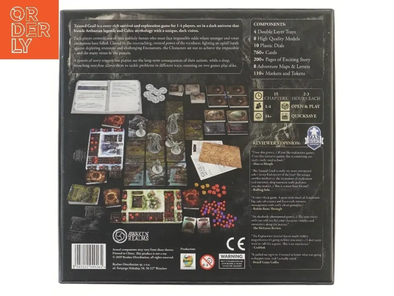 Billede 3 - Tainted Grail: The Fall of Avalon brætspil fra Awaken Realms (str. 31x31 cm)